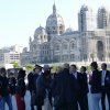 Accueil du Prince de Monaco sur le parvis