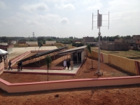 Inauguration de l’unité de dessalement et de dénitratation membranaire couplée à l’énergie photovoltaïque et à l’énergie éolienne le 17 avril 2014 à Kénitra