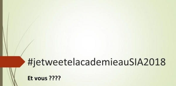 Les résultats au jour le jour de notre jeu #jetweetelacademieauSIA2018